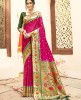 Best Purple & Green Paithani Pure Silk With Weaving Zari Work Saree & Tessels on Pallu